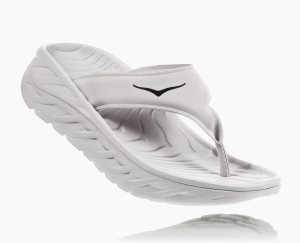 Hoka One One Women's ORA Recovery Flip Sandals White - AU FEDL